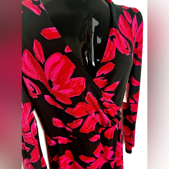 🔹2 for$12🔹 
NWOT Nine West Floral Long Sleeve Dress - Picture 4 of 9